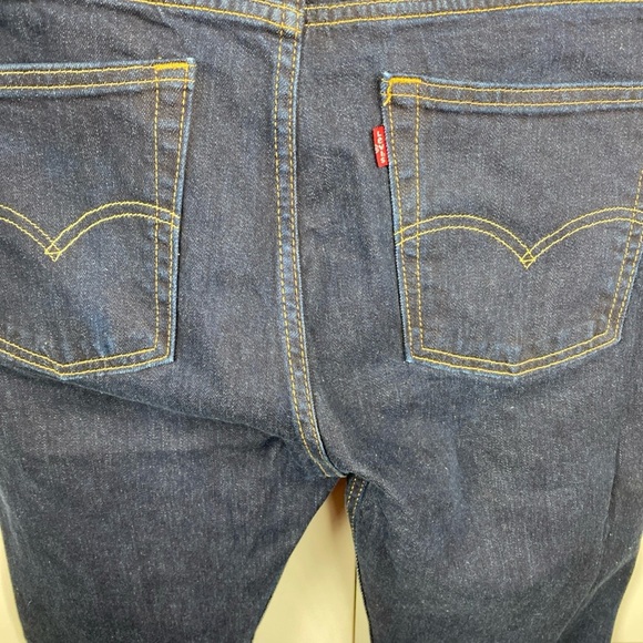 Levis 510 Jeans Relaxed Dark Wash Blue Jeans 34x34 Men’s - Picture 3 of 6